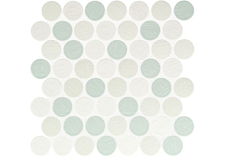 Alloway Anya Green 11 7/8 x 11 7/8 Recycled Glossy Glass Tile Euro Glass