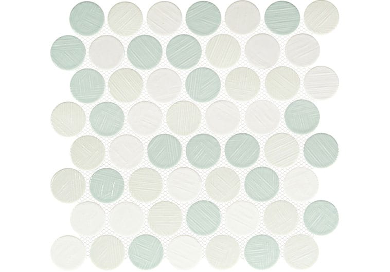 Alloway Anya Green 11 7/8 x 11 7/8 Recycled Glossy Glass Tile Euro Glass
