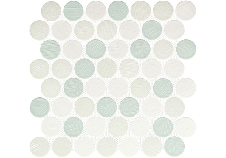 Alloway Anya Green 11 7/8 x 11 7/8 Recycled Glossy Glass Tile Euro Glass