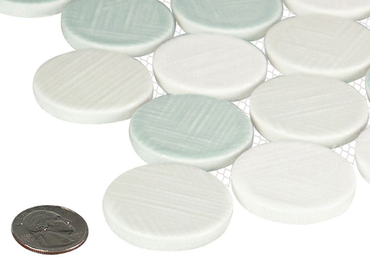 Alloway Anya Green 11 7/8 x 11 7/8 Recycled Glossy Glass Tile Euro Glass