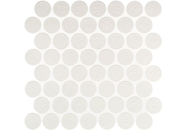 Alloway Kellen White 11 7/8 x 11 7/8 Recycled Glossy Glass Tile Euro Glass