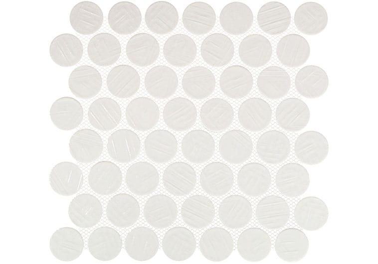 Alloway Kellen White 11 7/8 x 11 7/8 Recycled Glossy Glass Tile Euro Glass