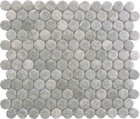 Belworth Elfan Grey 11x12.5  Matte Porcelain Tile Euro Glass