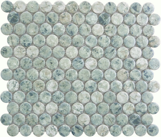 Belworth Janesse Green 11x12.5  Matte Porcelain Tile Euro Glass