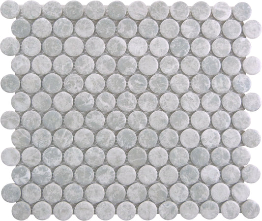 Belworth Kalum Grey 11x12.5  Matte Porcelain Tile Euro Glass