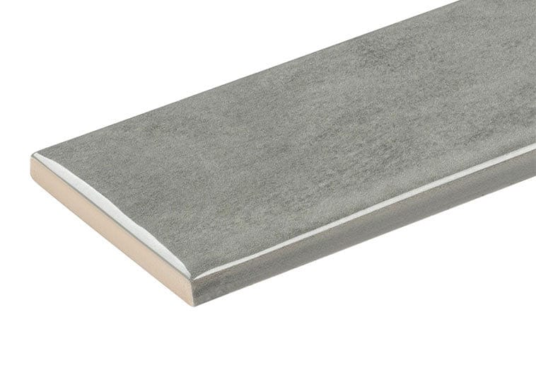 Casatan Marquet Grey 3x10 Glossy Ceramic Tile Euro Glass