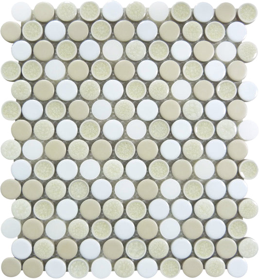 Ceremonial Banquet Hall 1x1 Glass and Stone Tile Euro Glass