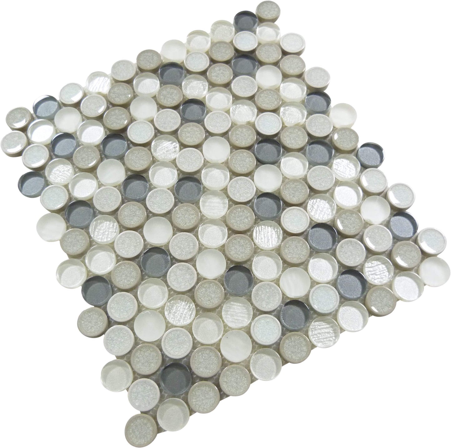 Ceremonial Local Gala 1x1 Glass and Stone Tile Euro Glass