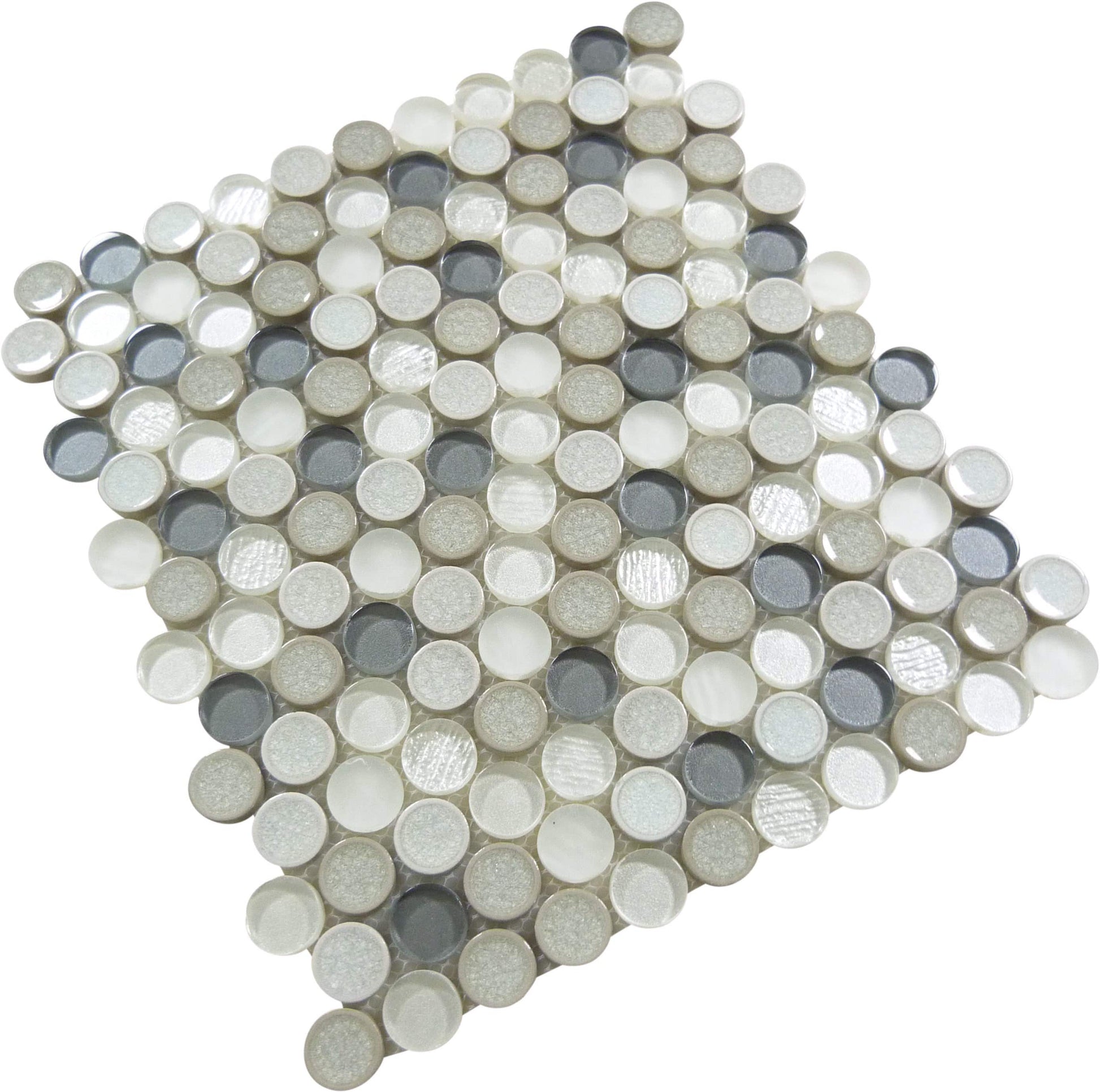 Ceremonial Local Gala 1x1 Glass and Stone Tile Euro Glass