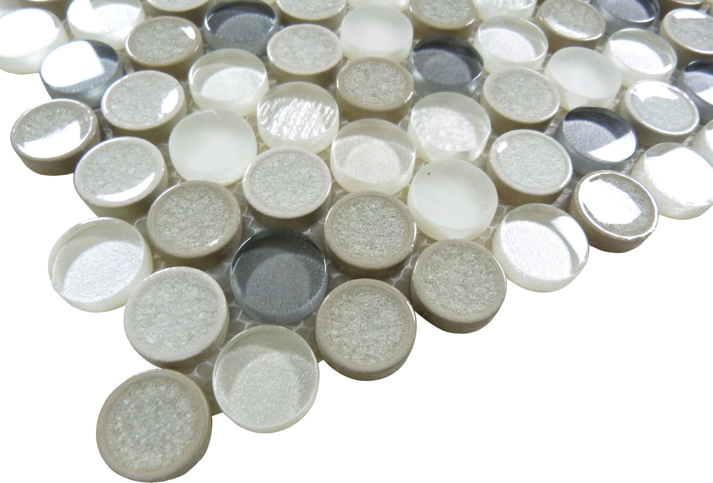 Ceremonial Local Gala 1x1 Glass and Stone Tile Euro Glass