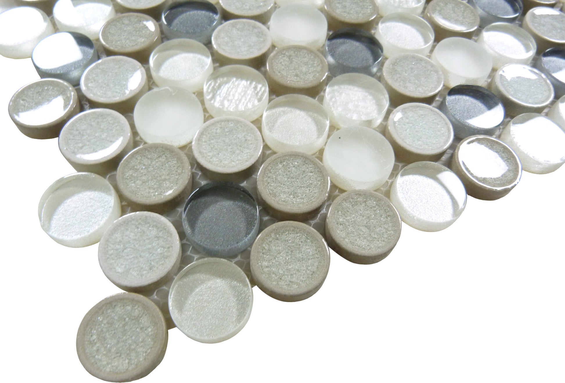 Ceremonial Local Gala 1x1 Glass and Stone Tile Euro Glass