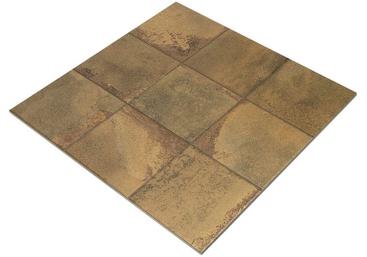 Cora Cobre Brown 18x18 Matte Porcelain Tile Euro Glass