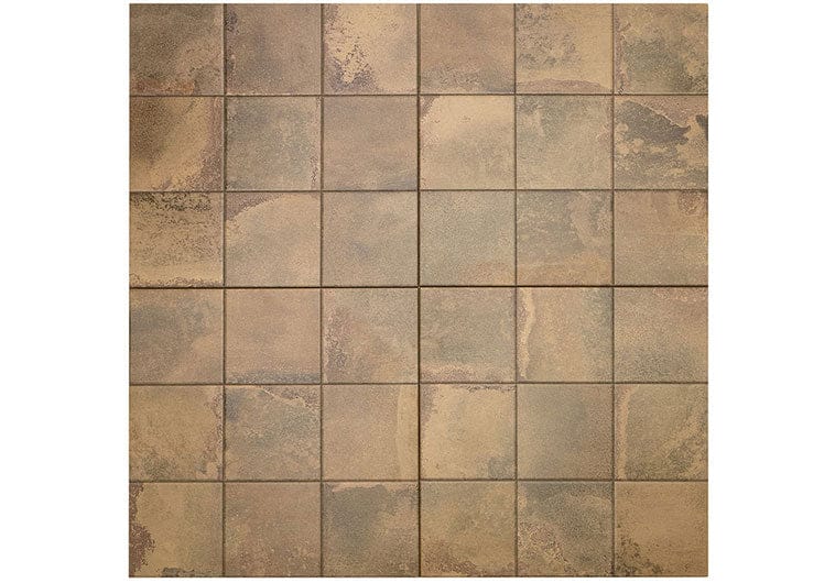 Cora Cobre Brown 18x18 Matte Porcelain Tile Euro Glass