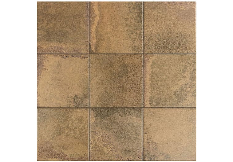 Cora Cobre Brown 18x18 Matte Porcelain Tile Euro Glass