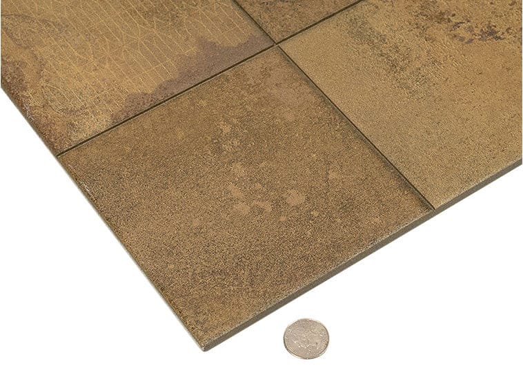 Cora Cobre-D Brown 18x18 Matte Porcelain Tile Euro Glass