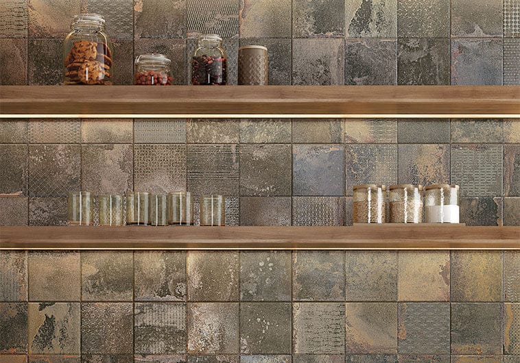 Cora Oceano Brown 18x18 Matte Porcelain Tile Euro Glass