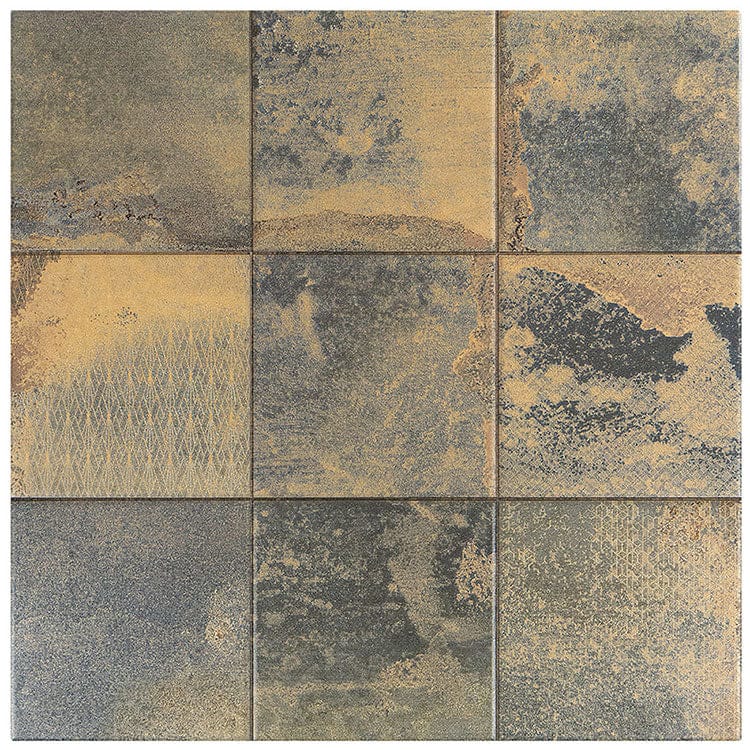 Cora Oceano-D Brown 18x18 Matte Porcelain Tile Euro Glass