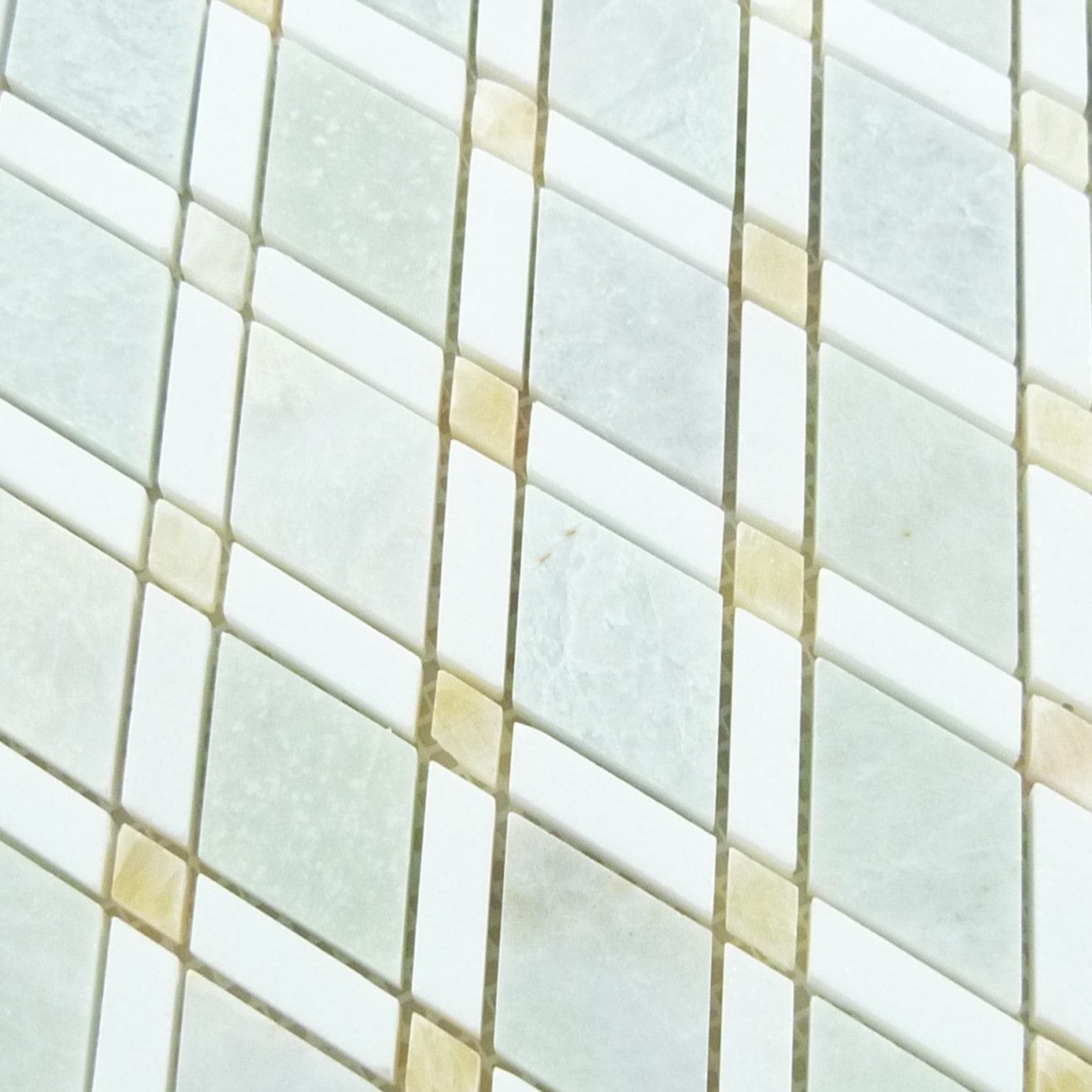 Ming Green Diamond Stone Polished Tile Euro Glass