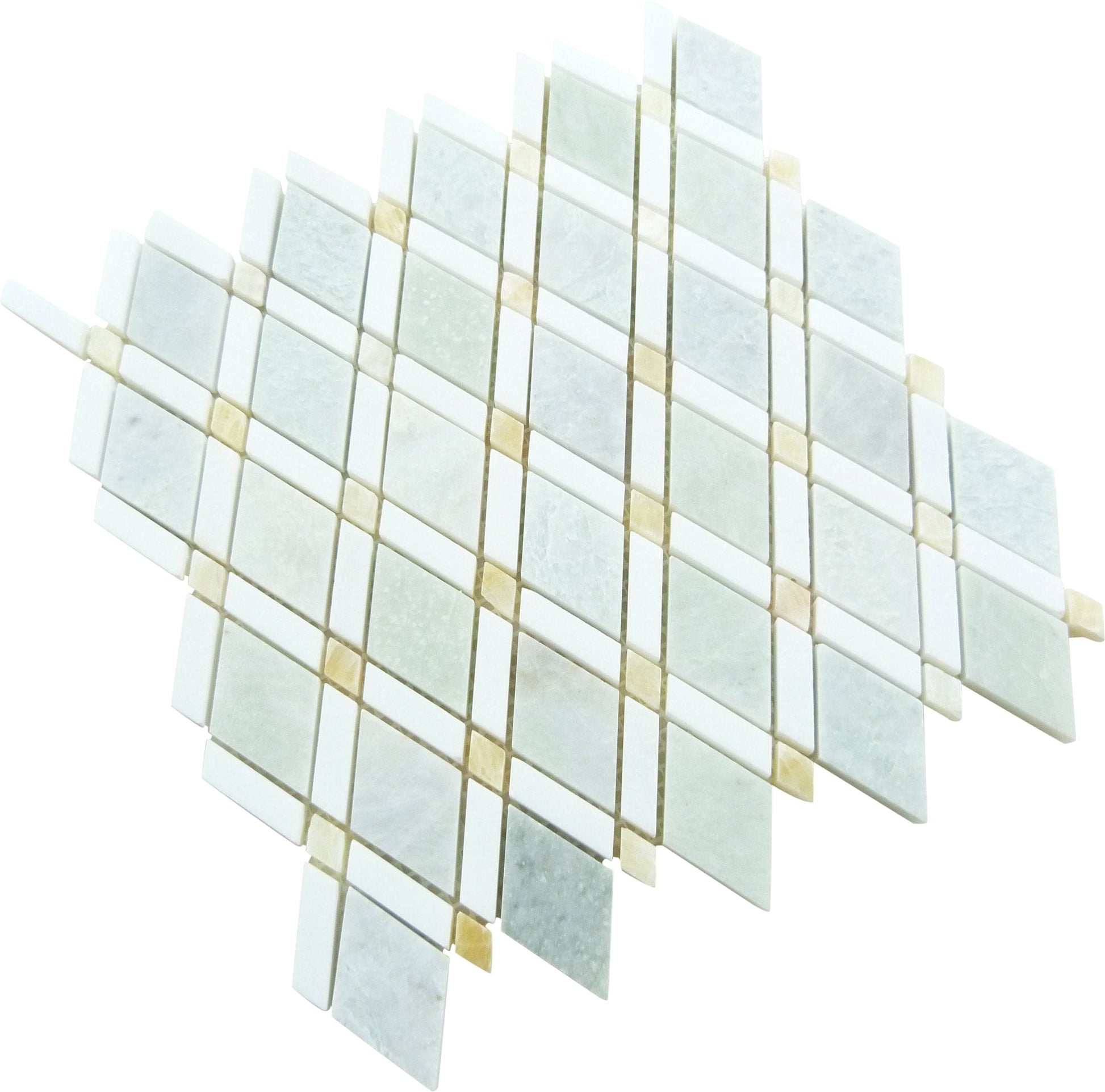 Ming Green Diamond Stone Polished Tile Euro Glass