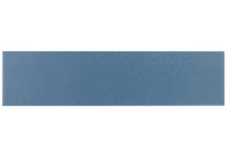 Estria Aegir Flat Blue 3x12 Matte Ceramic Tile Euro Glass