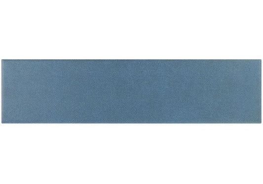 Estria Aegir Flat Blue 3x12 Matte Ceramic Tile Euro Glass