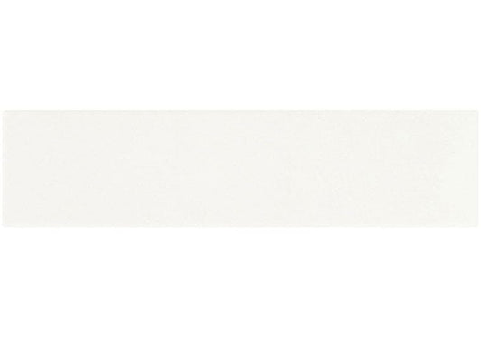 Estria Alba Flat White 3x12 Matte Ceramic Tile Euro Glass