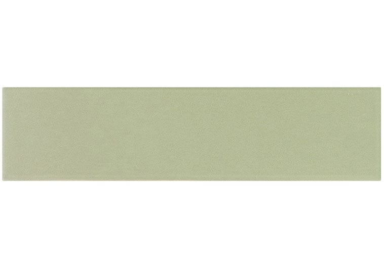 Estria Nephrite Flat Green 3x12 Matte Ceramic Tile Euro Glass