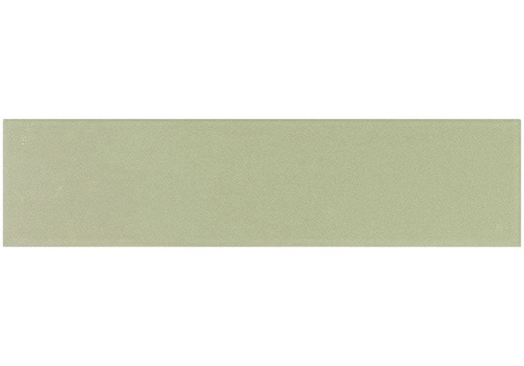 Estria Nephrite Flat Green 3x12 Matte Ceramic Tile Euro Glass