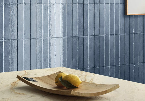 Evellon Altura Blue 3x16 Glossy Porcelain Tile | Oasis Tile