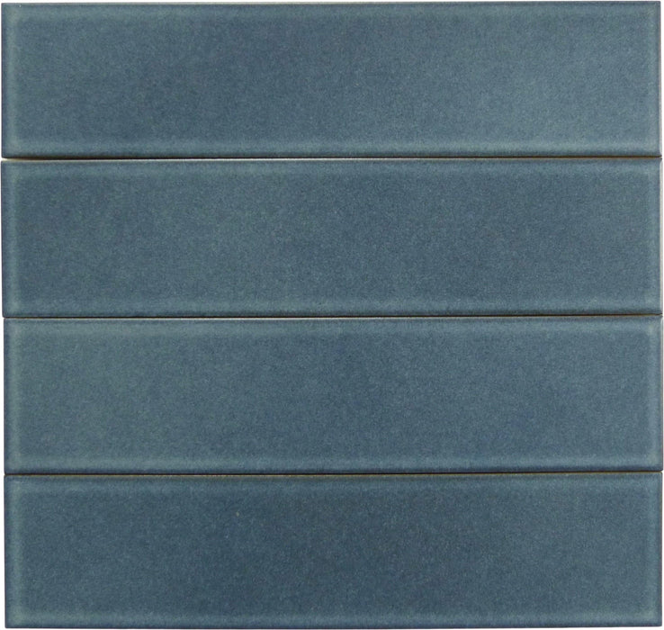 Evermore Celestial Sky Blue 3x12 Matte Porcelain Tile Euro Glass