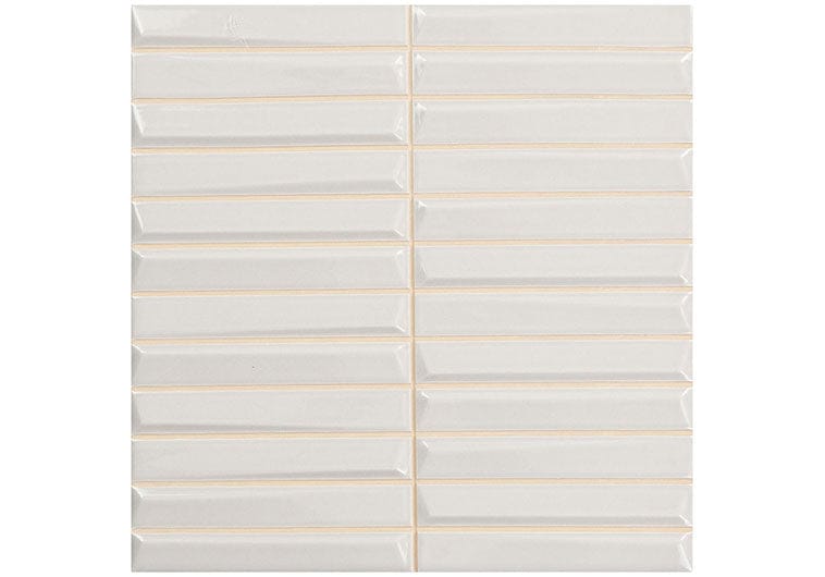 Finestra Carbon Grey 8x8 Glossy Ceramic Tile Euro Glass