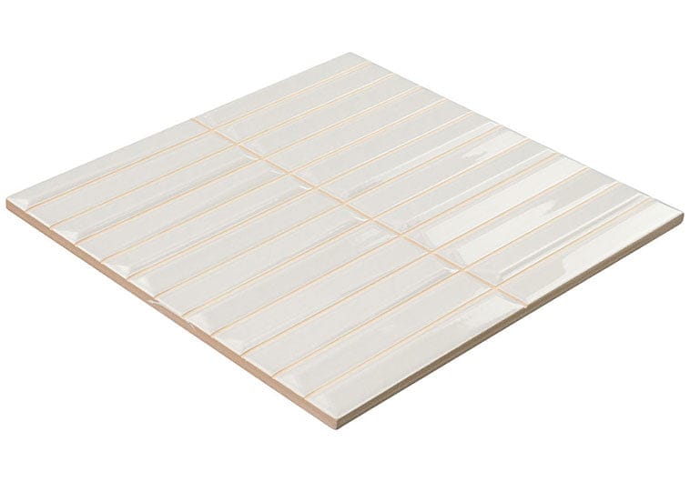 Finestra Carbon Grey 8x8 Glossy Ceramic Tile Euro Glass