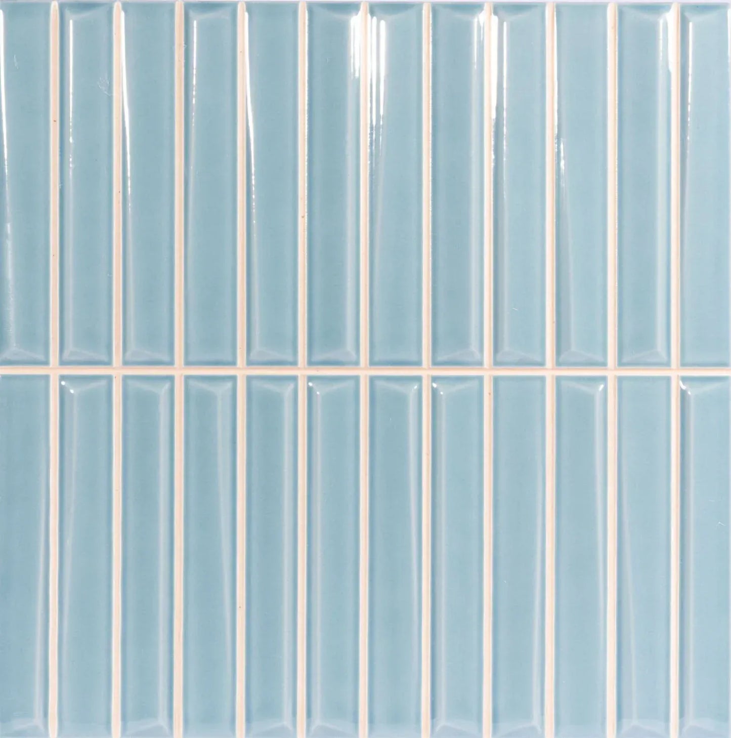 Finestra Chambray Blue 8x8 Glossy Ceramic Tile Euro Glass