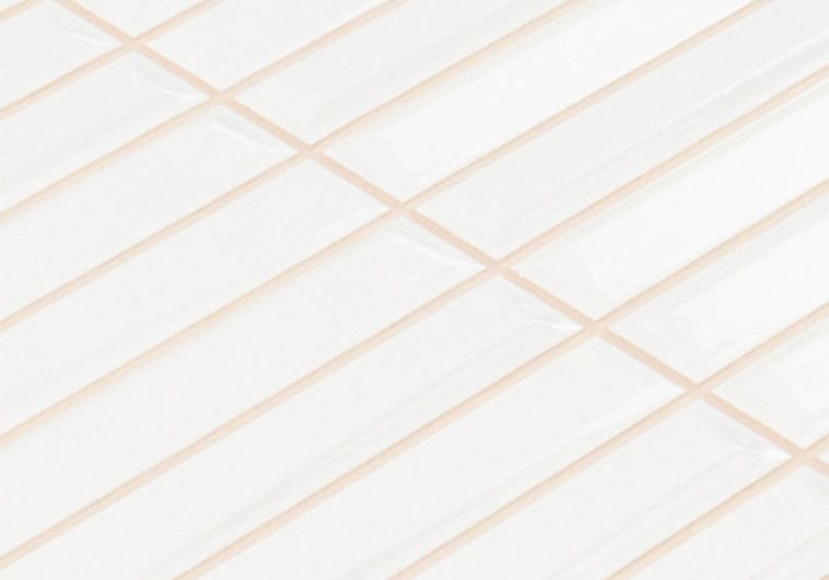 Finestra Highlight White 8x8 Glossy Ceramic Tile Euro Glass