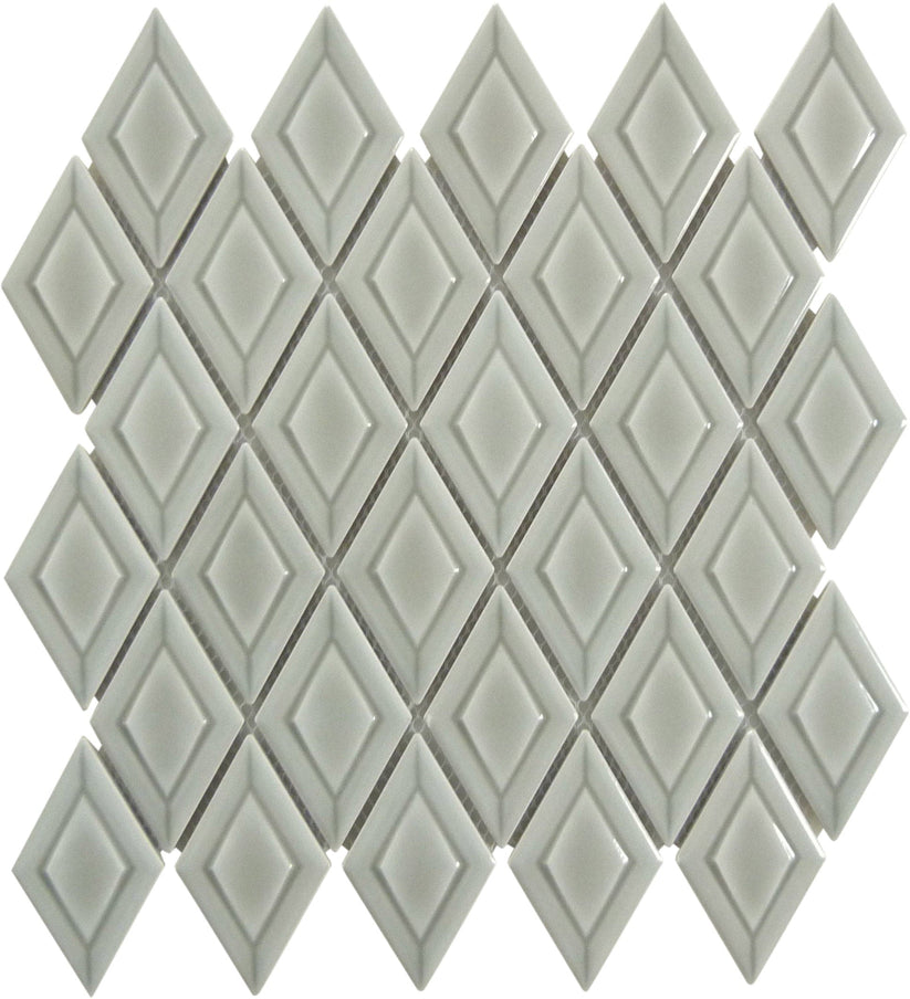 Foxer Beige Diamond 2x3 Glossy Porcelain Tile | Oasis Tile