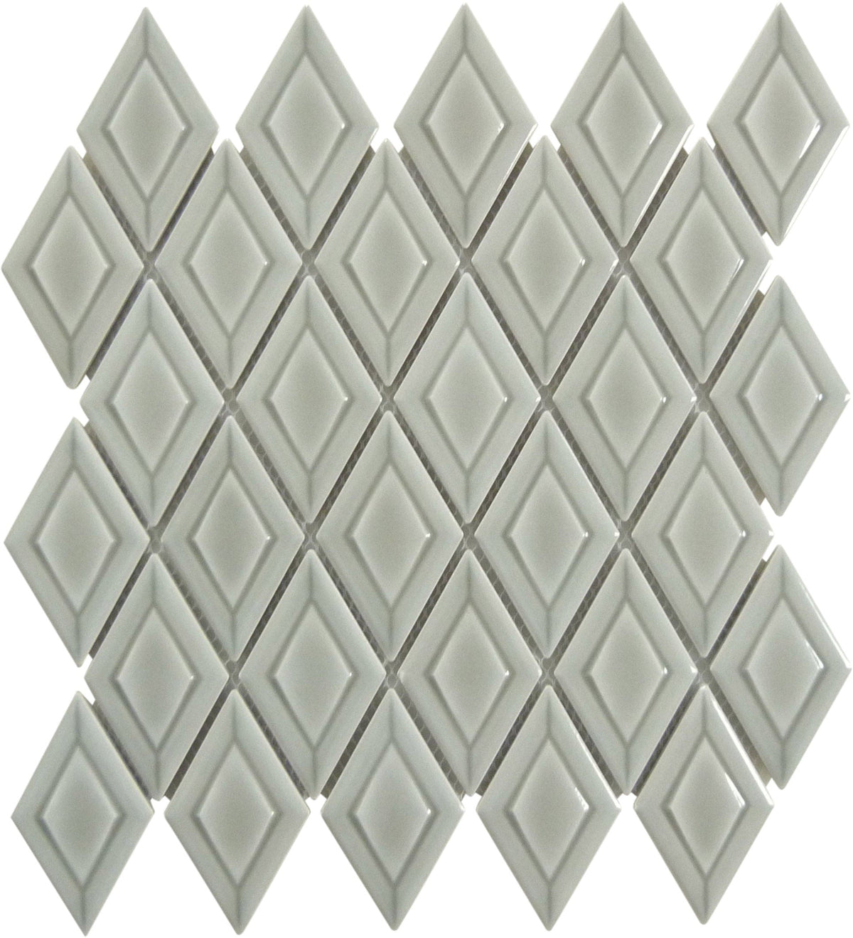Foxer Beige Diamond 2x3 Glossy Porcelain Tile | Oasis Tile