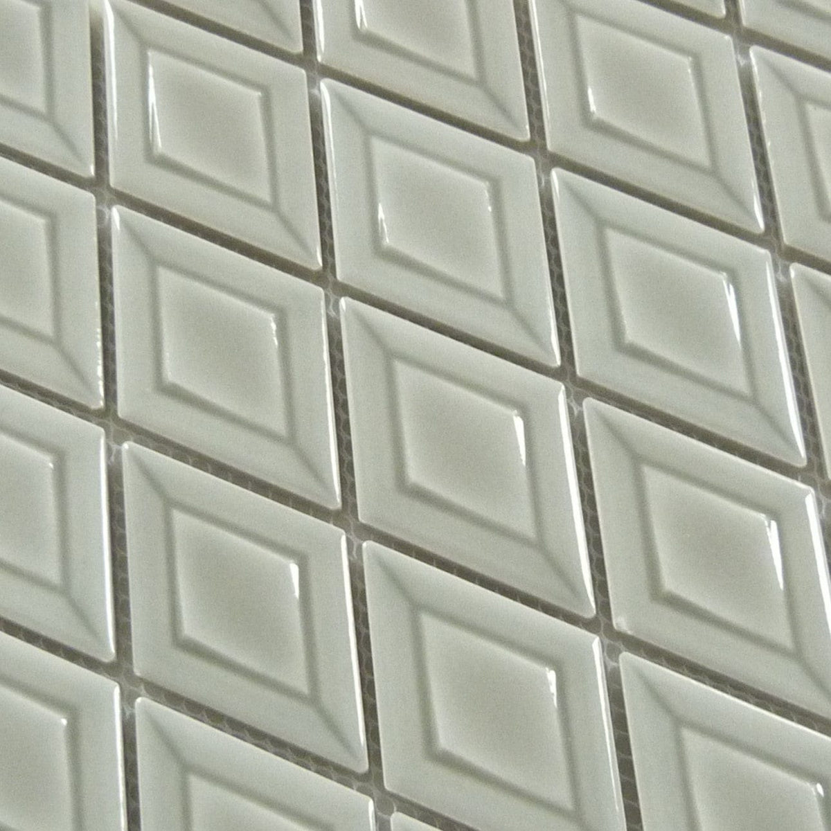 Foxer Beige Diamond 2x3 Glossy Porcelain Tile | Oasis Tile