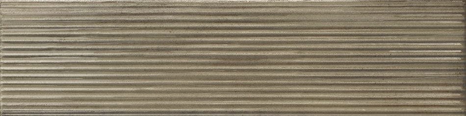 Groove Beat Brown 3x12 Glossy Porcelain Tile Euro Glass