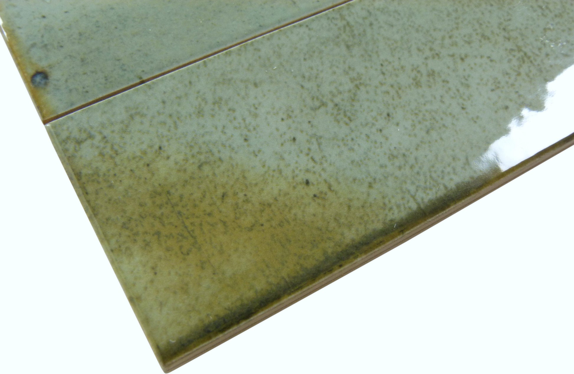 Hanoi Celadon Green 2.5x8 Glossy Tile Euro Glass