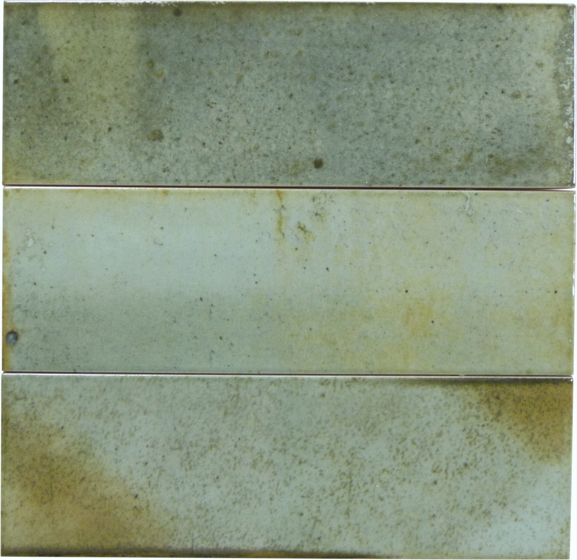 Hanoi Celadon Green 2.5x8 Glossy Tile Euro Glass