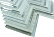 Himalayan Arches Nanda Blue Blue Glossy and Frosted Glass Tile Euro Glass