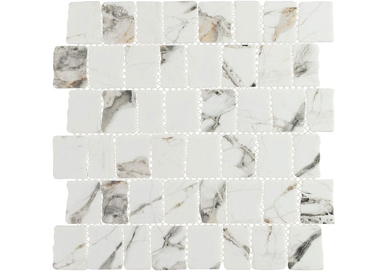Illusion Chimera Grey 11.75x11.75 Matte Glass Tile Euro Glass