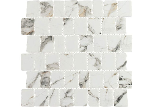 Illusion Chimera Grey 11.75x11.75 Matte Glass Tile Euro Glass
