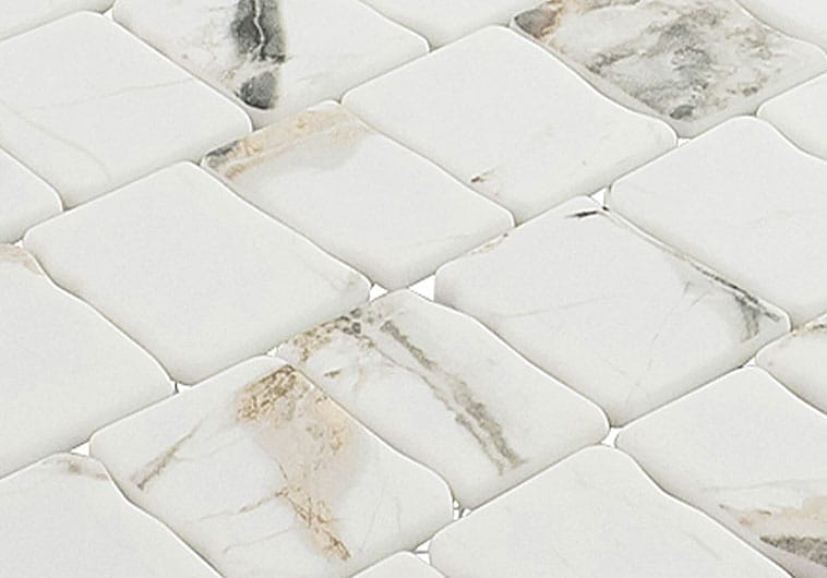 Illusion Chimera Grey 11.75x11.75 Matte Glass Tile Euro Glass