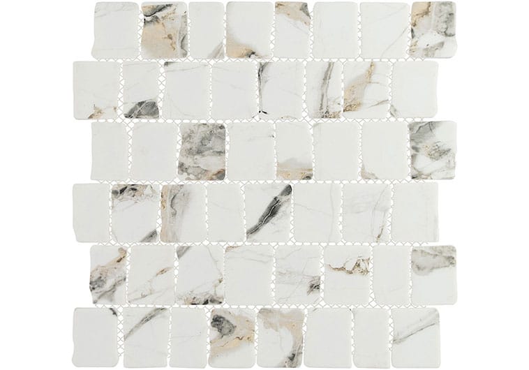 Illusion Chimera Grey 11.75x11.75 Matte Glass Tile Euro Glass