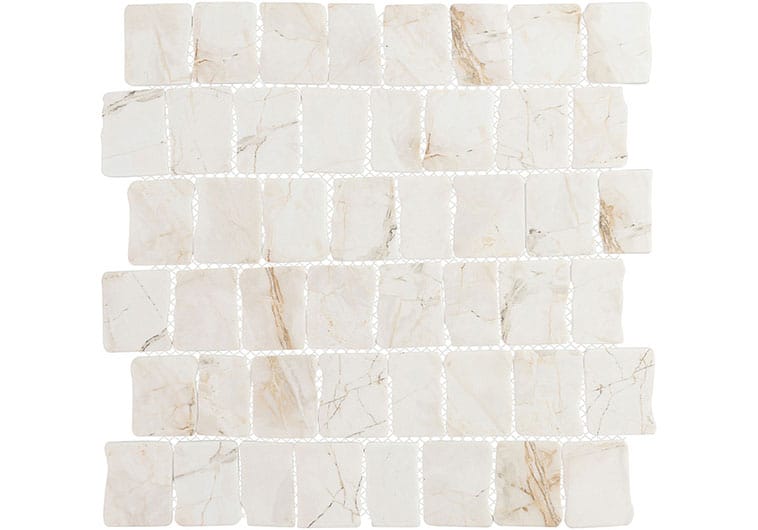 Illusion Mirage Beige 11.75x11.75 Matte Glass Tile Euro Glass