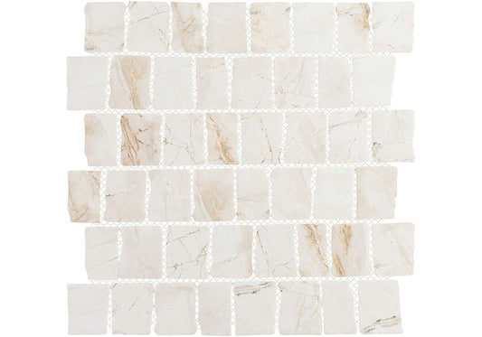 Illusion Mirage Beige 11.75x11.75 Matte Glass Tile Euro Glass