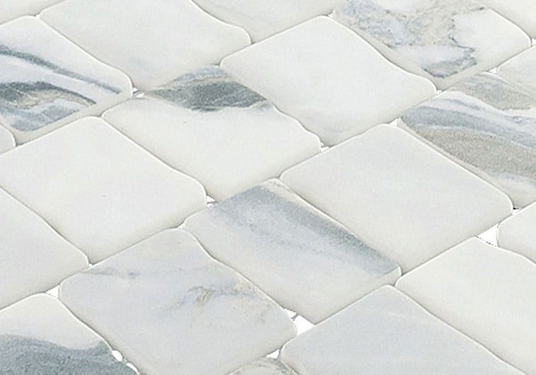 Illusion Mirror Grey 11.75x11.75 Matte Glass Tile Euro Glass