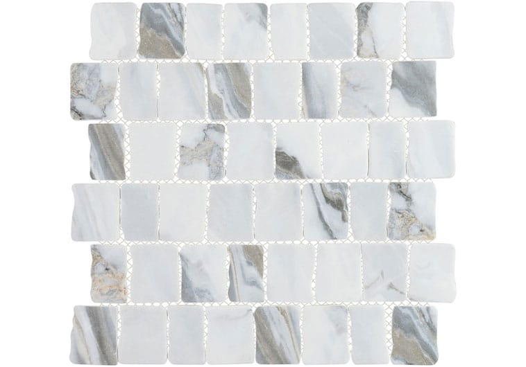 Illusion Mirror Grey 11.75x11.75 Matte Glass Tile Euro Glass