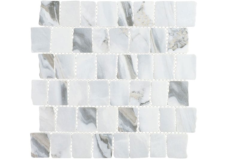 Illusion Mirror Grey 11.75x11.75 Matte Glass Tile Euro Glass